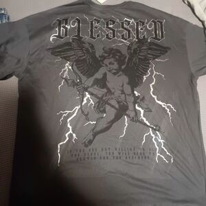 Rebellious Culture Gray BRAND NEW Graphic Men's Shirt